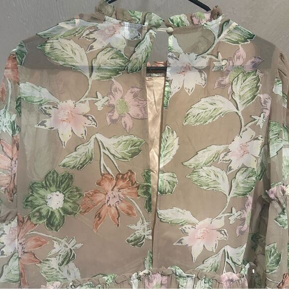 Princess Polly EDEN BLOOM MINI FLORAL DRESS BLUSH - Picture 14 of 14